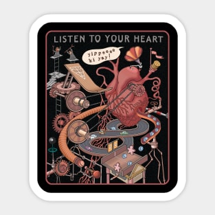 Listen to Your Heart Sticker